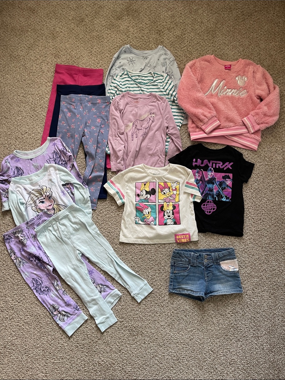 Toddler Girls Clothing Bundle size 5T/5-6, 14 piece clothing bundle for girls